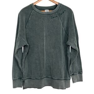 Victoria’s Secret Pink Green Sweatshirt Size S